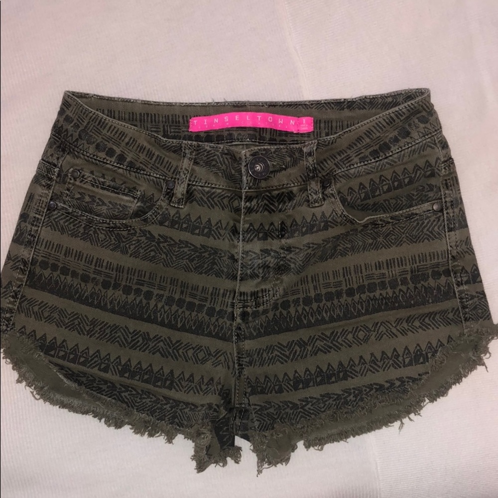 Denim shorts